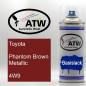 Preview: Toyota, Phantom Brown Metallic, 4W9: 400ml Sprühdose, von ATW Autoteile West.